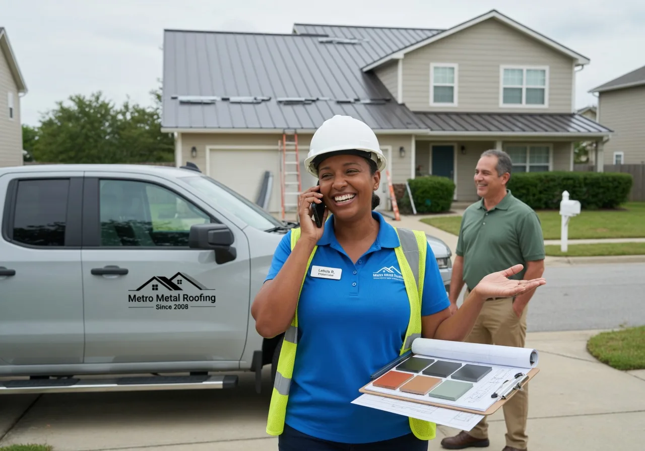 Storm Damage Metal Roof Repair in Waveland, IN